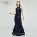 Luxury design sexy sequined mermaid party long evening women dress